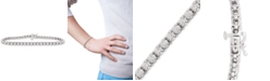 Wrapped in Love Diamond Tennis Bracelet (1 ct. t.w.) in Sterling Silver, Created for Macy's